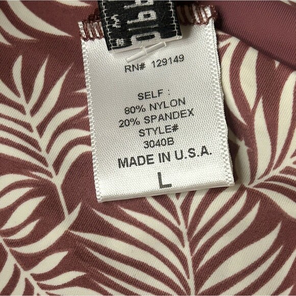 Dippin’ Daisy’s Cut Out Sides Bikini Bottom Sz L Mauve Reversible Botanical NWT - Picture 8 of 10